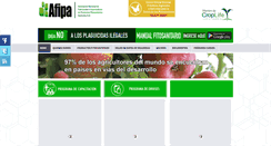 Desktop Screenshot of afipa.cl